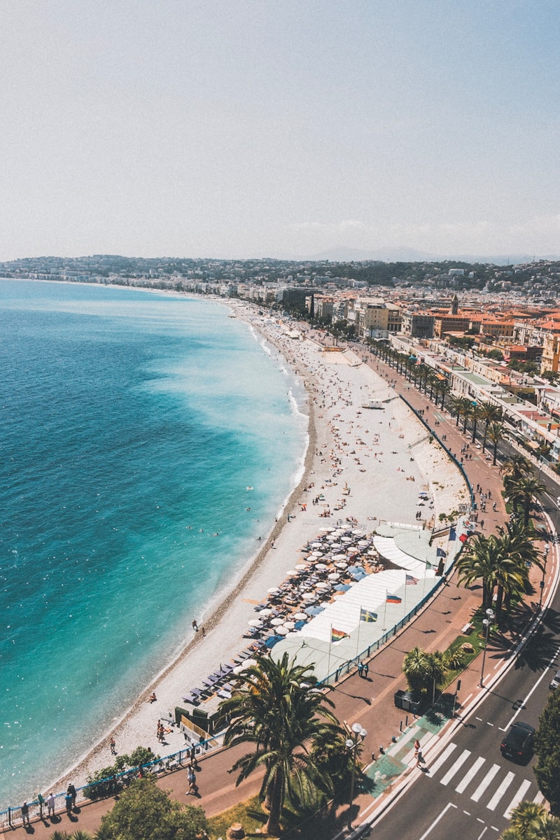 French Riviera beach